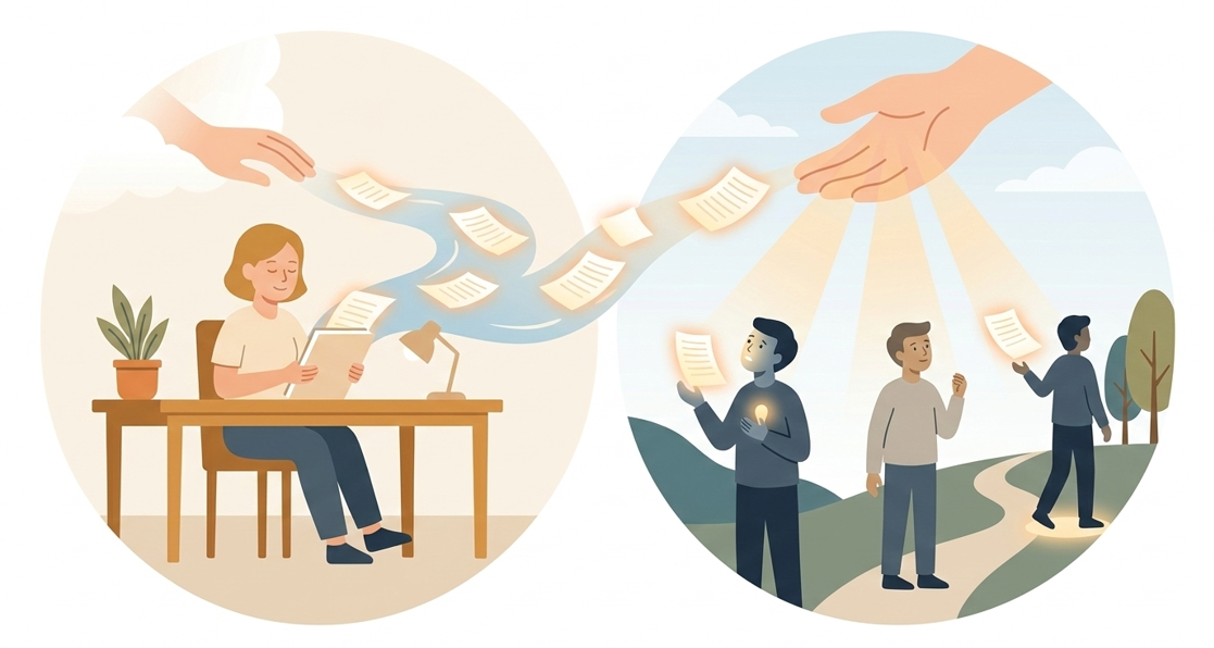 Mengikhlaskan Karya: Saat Tulisan Dipublikasi, Biarkan Tuhan yang Mengatur Siapa yang Mendapat Hidayah Darinya